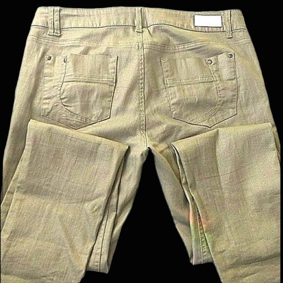 Tinsletown Gold Denim Stretch Jeans size 11 - Picture 3 of 7